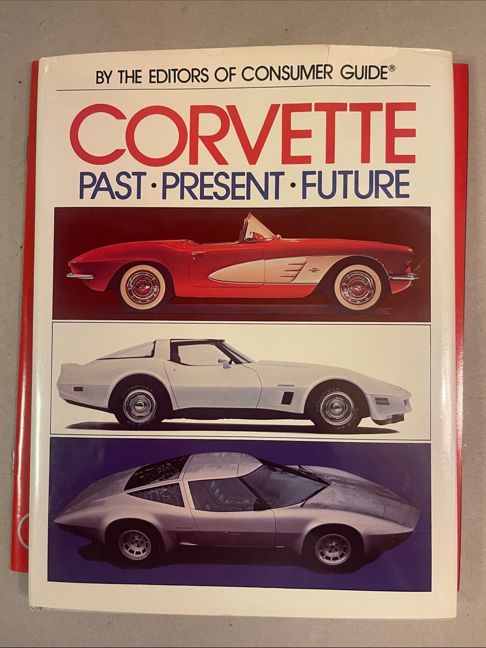 Past • Present • Future Hardcover Book - White/Red Cover
